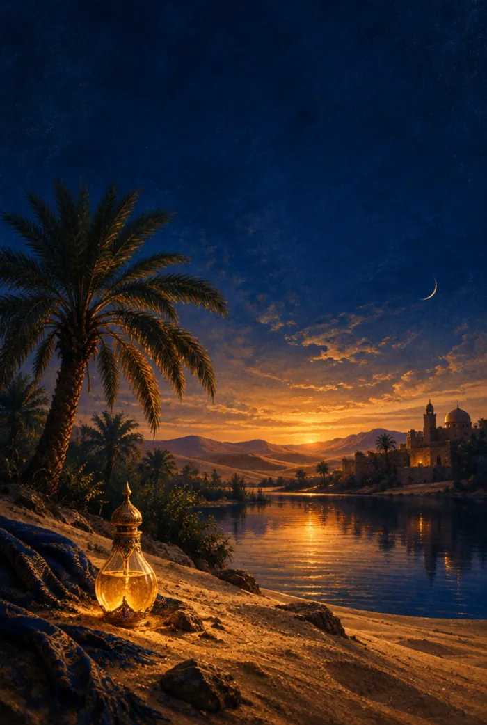 Cover artwork for The Perfume of the Desert: Inspirations from Sufi Wisdom by Andrew Harvey
