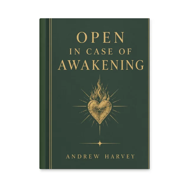 Open in Case of Awakening journal with Sacred Heart design