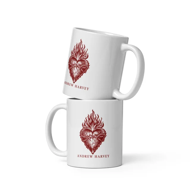 Mug printed with the Sacred Heart